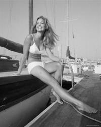 Farrah Fawcett in a bikini