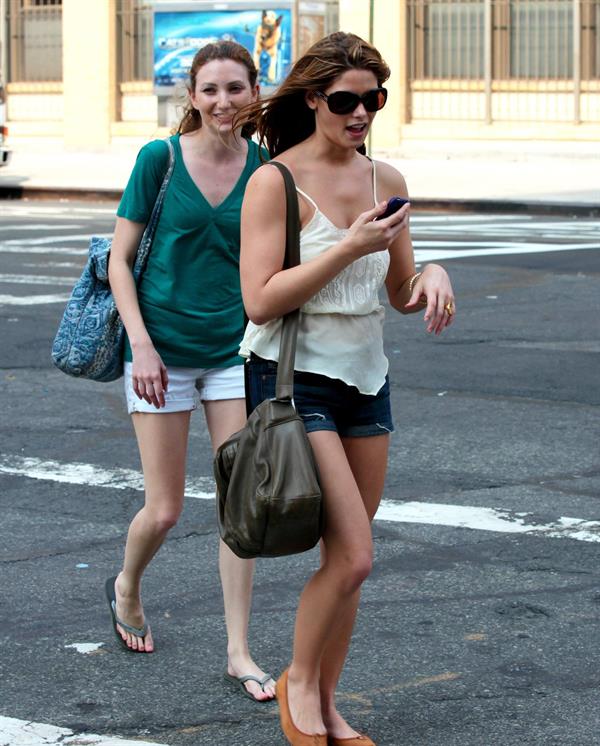 Ashley Greene out in New York City on July 7, 2010 