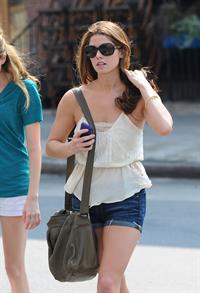 Ashley Greene out in New York City on July 7, 2010 