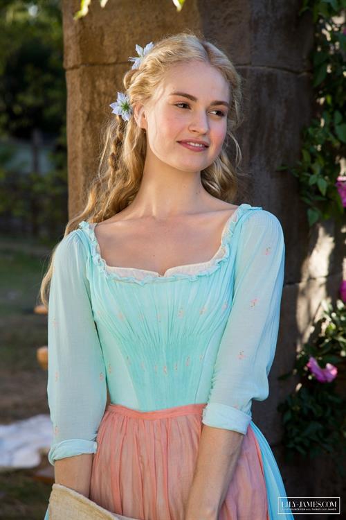Lily James as Cinderella