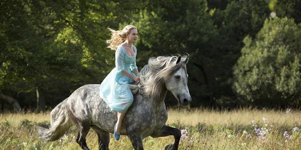 Lily James as Cinderella