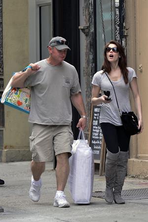 Ashley Greene shopping in New York City on March 18, 2011