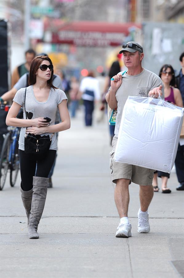 Ashley Greene shopping in New York City on March 18, 2011