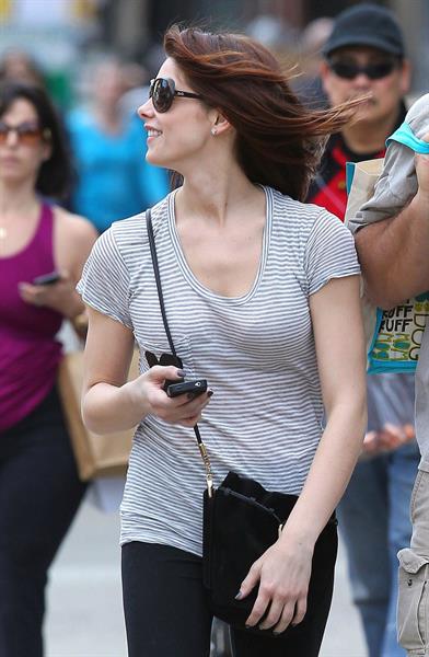 Ashley Greene shopping in New York City on March 18, 2011