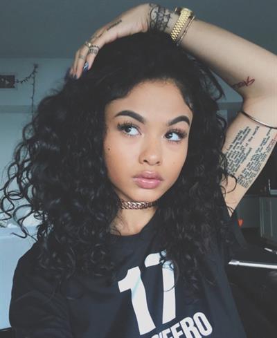 India Westbrooks taking a selfie