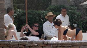 Kate Beckinsale in bikini as she fits in some sunbathing on family holiday in Mexico March 28-2013 