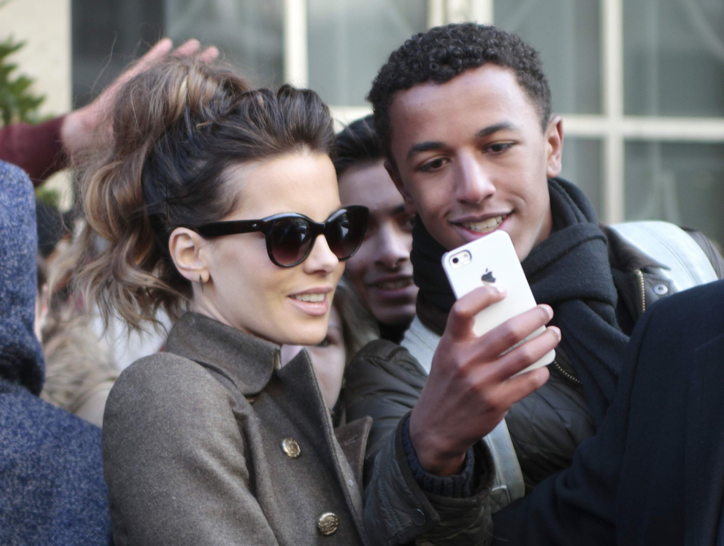 Kate Beckinsale out side her hotel in London, UK - February 20-2013 