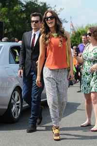 Kate Beckinsale Richard Beckinsale plaque unveiled at College House Junior School in Nottingham July 17-2013 