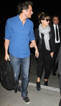 Kate Beckinsale Arrives at LA Airport to catch a flight to NYC May 4-2013