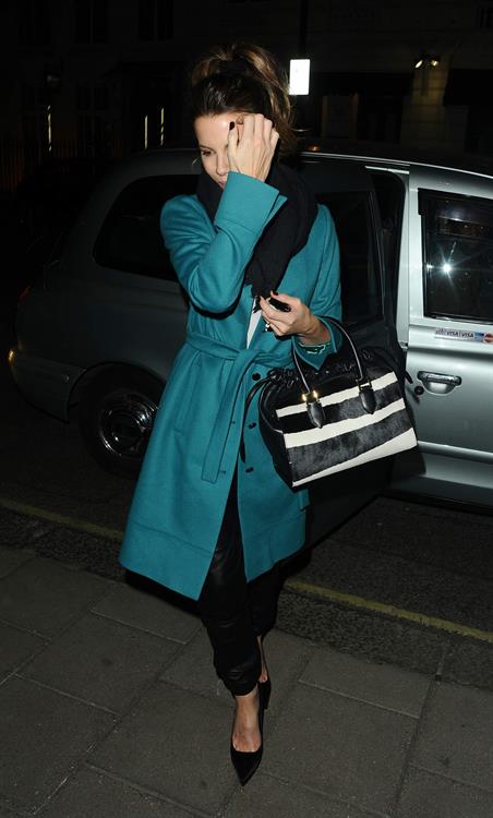 Kate Beckinsale out for dinner at Scott's Restaurant in London February 18-2013 