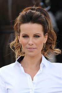 Kate Beckinsale Burberry Prorsum show at London Fashion Week 2/18/13 