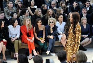 Kate Beckinsale Burberry Prorsum show at London Fashion Week 2/18/13 