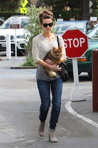 Kate Beckinsale out with her dog in Los Angeles 4/8/13 