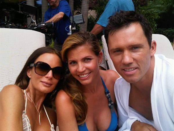 Charisma Carpenter in a bikini