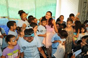 Ariana Grande Kleenex Shield Sneeze Swish event in New York on July 31, 2012