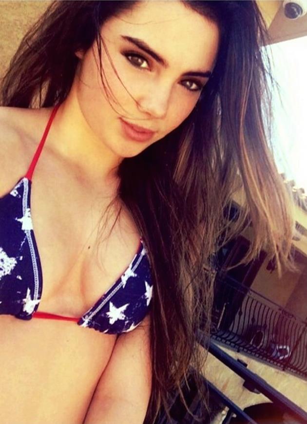 McKayla Maroney in a bikini taking a selfie