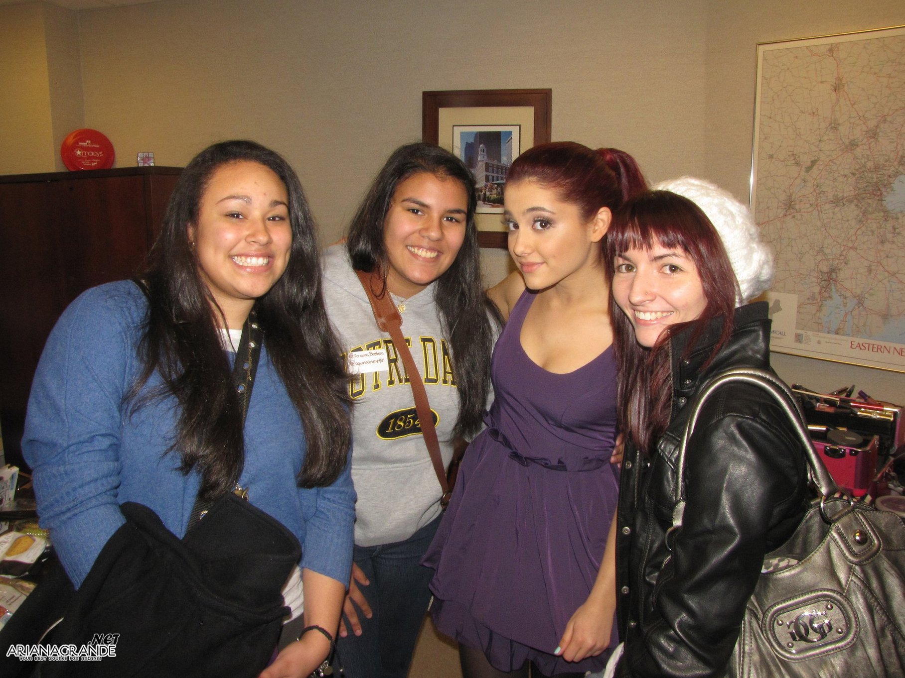 Ariana Grande Macys Lighting event in Boston November 26, 2010