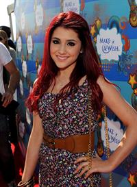 Ariana Grande Kevin James and Steffiana James host a Make a Wish event March 14, 2010