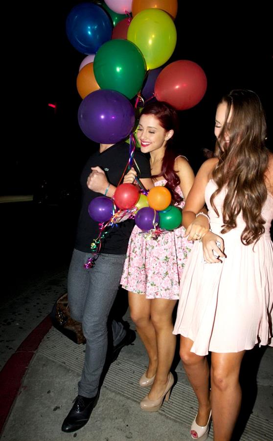 Ariana Grande 19th birthday party Eleven restaurant June 25, 2012