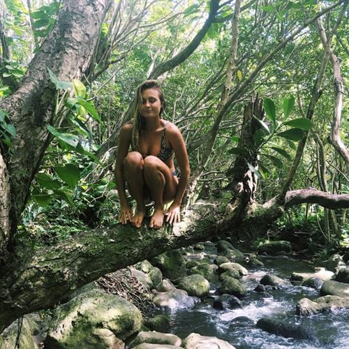 Alana Blanchard in a bikini