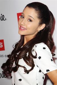 Ariana Grande in knee highs at 1D fan event in NY 11/18/12 