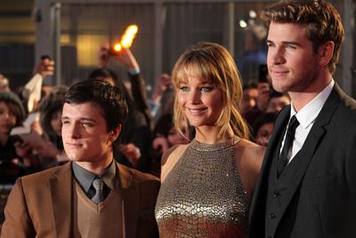 Jennifer Lawrence at the Hunger Games UK premiere on March 14, 2012 