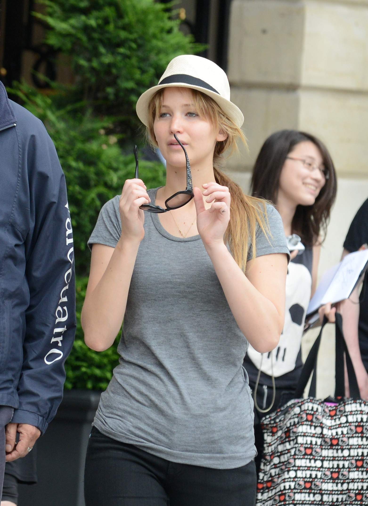 Jennifer Lawrence out about in Paris, France on 3-7-2012