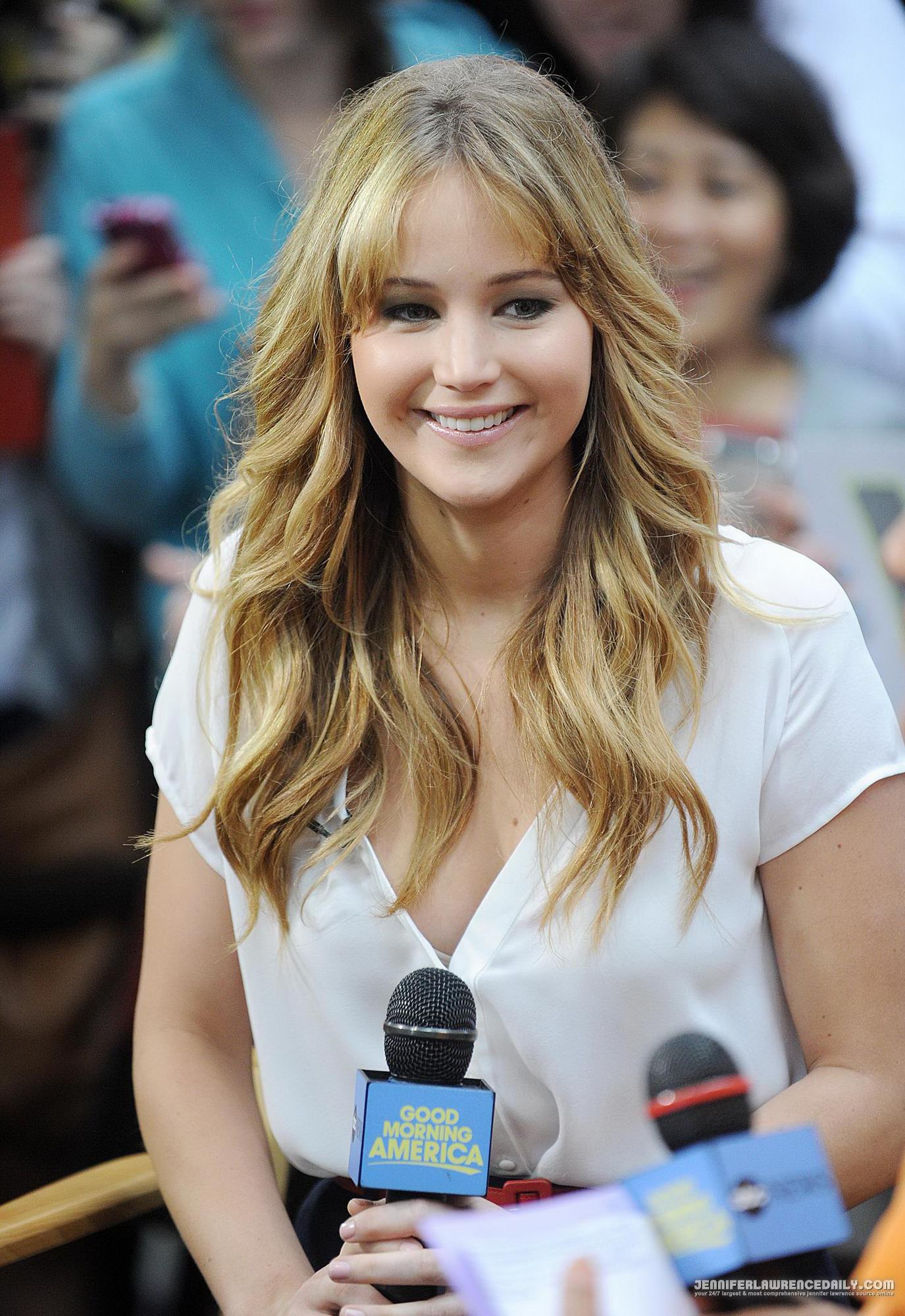 Jennifer Lawrence Good Morning America in New York City on Match 21, 2012 