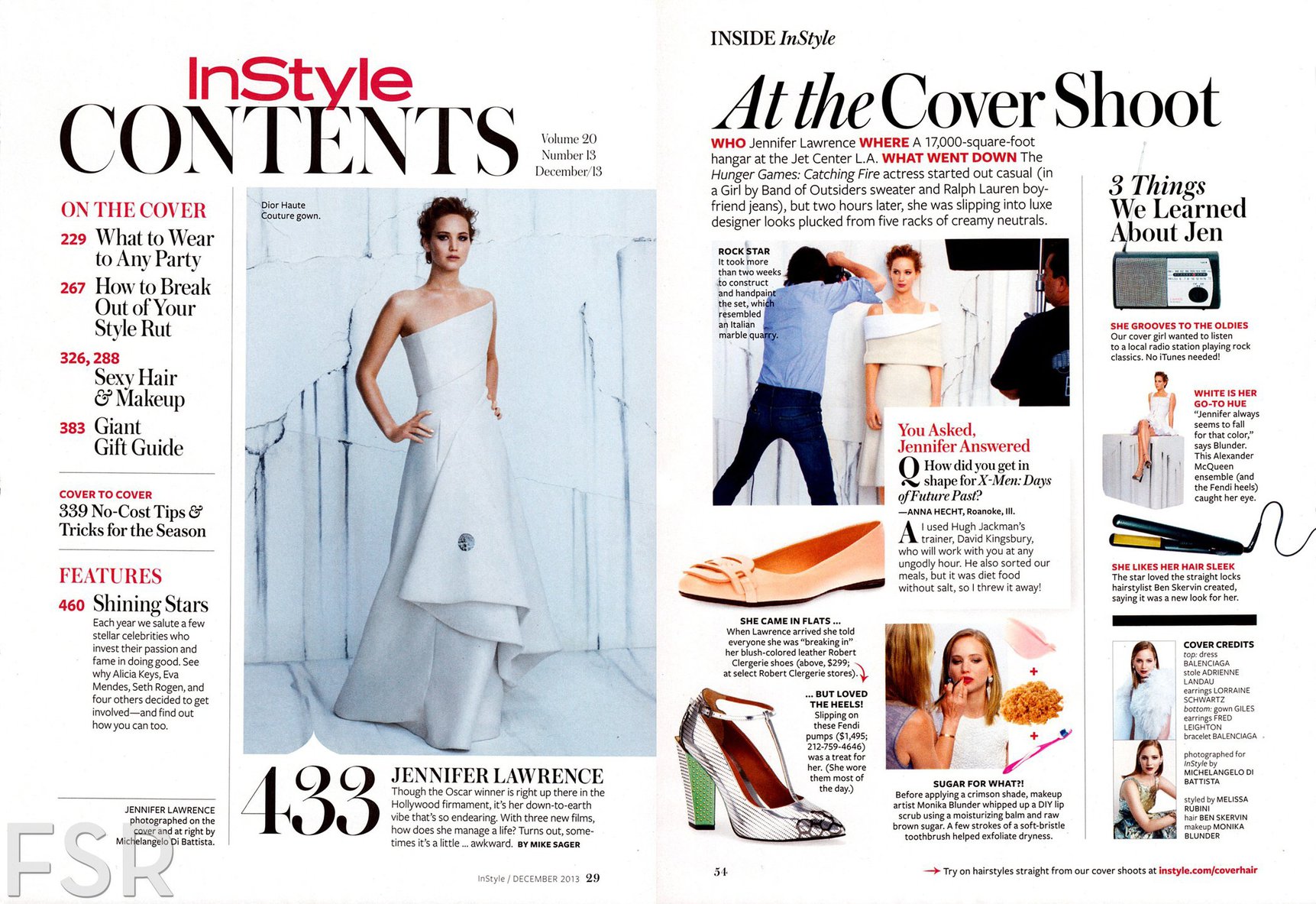 Jennifer Lawrence Pictures Jennifer Lawrence Michelangelo Di Battista Photoshoot for Instyle US December 2013 - 10