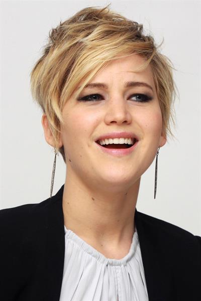 Jennifer Lawrence The Hunger Games: Catching Fire press conference in Beverly Hills, November 8, 2013 