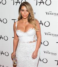 Kim Kardashian Celebrates Her Birthday At Tao Las Vegas on Oct. 25, 2013 