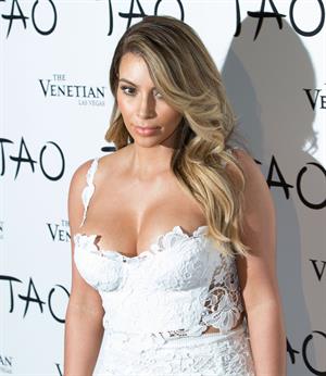 Kim Kardashian Celebrates Her Birthday At Tao Las Vegas on Oct. 25, 2013 