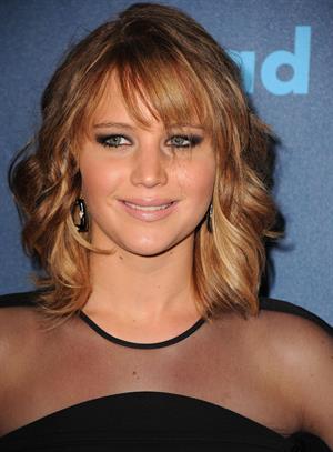 Jennifer Lawrence 24th Annual GLAAD Media Awards in Los Angeles, Apr. 20, 2013 