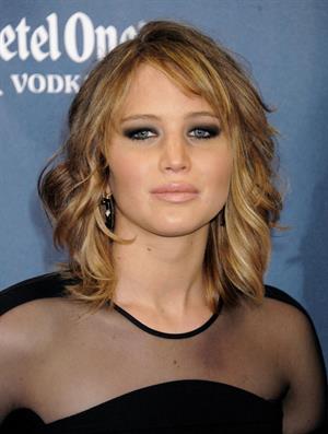 Jennifer Lawrence 24th Annual GLAAD Media Awards in Los Angeles, Apr. 20, 2013 