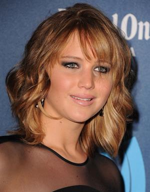 Jennifer Lawrence 24th Annual GLAAD Media Awards in Los Angeles, Apr. 20, 2013 
