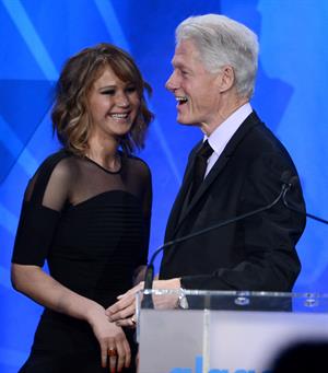 Jennifer Lawrence 24th Annual GLAAD Media Awards in Los Angeles, Apr. 20, 2013 