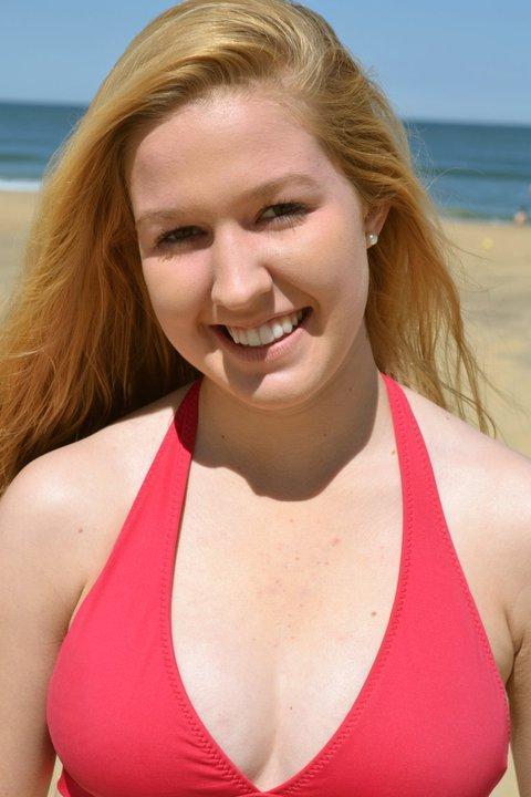 Anonymous in a bikini