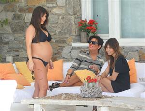 Kim Kardashian On vacation in in Mykonos, Greece (April 26, 2013) 