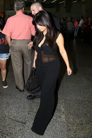 Kim Kardashian - Touring In Brazil With Kanye West 