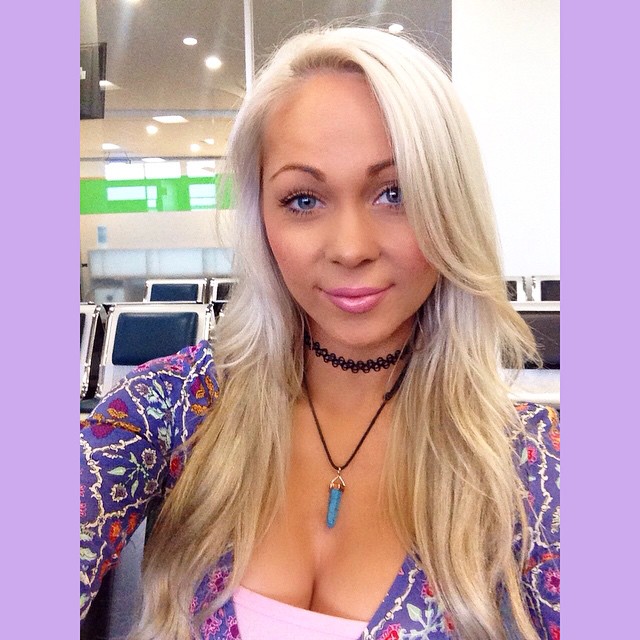 Krystal Dawson taking a selfie