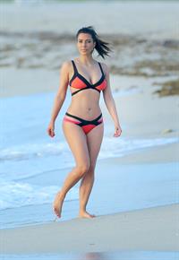 Kim Kardashian - Bikini Candids in Miami 