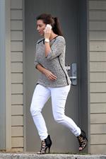 Kim Kardashian and Kanye West shop in Beverly Hills 11 August 2012 