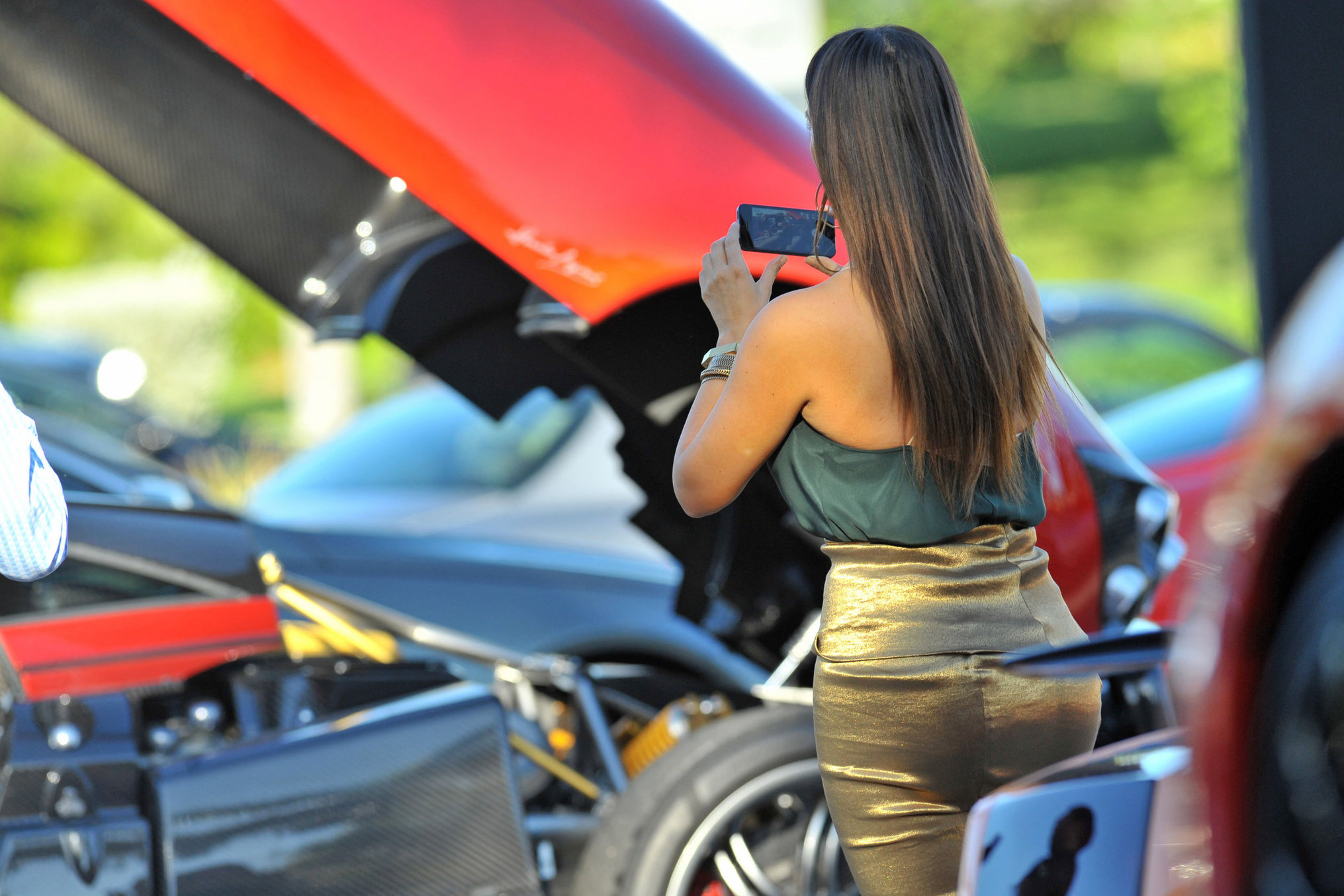 Kim Kardashian at Prestige Imports car showroom in Miami 10/30/12