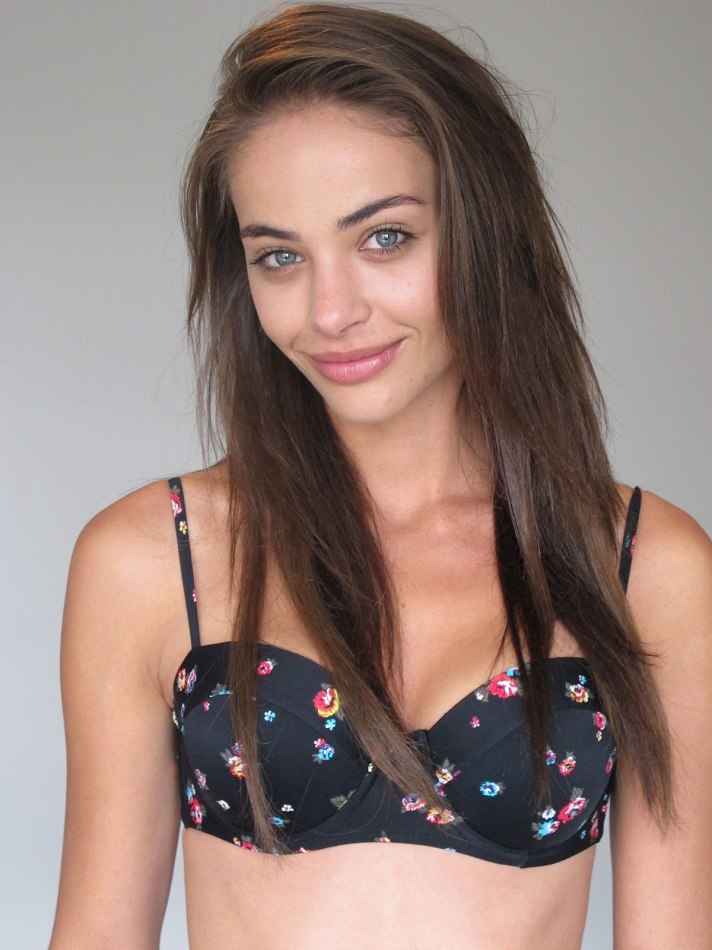 Nicole Meyer in lingerie