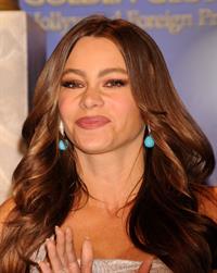 Sofia Vergara at the 69th annual Golden Globe Award Vominations on December 15, 2011