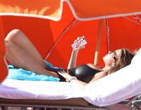 Sofia Vergara - beach candids in Miami 1/2/13  