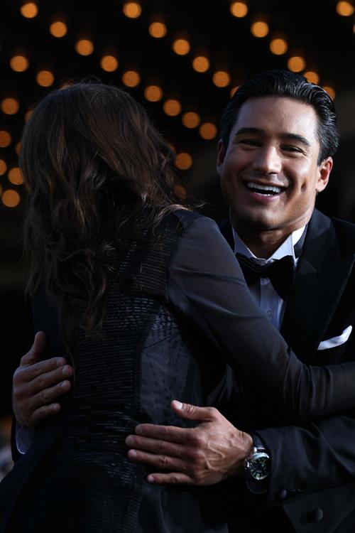 Sofia Vergara at The Grove with Mario Lopez on April 28, 2011 