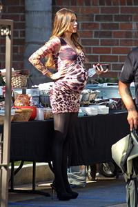 Sofia Vergara on the set of '''Modern Family' in LA October 3, 2012 