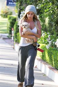 Ashley Tisdale leaving home in Studio City on May 23, 2012 