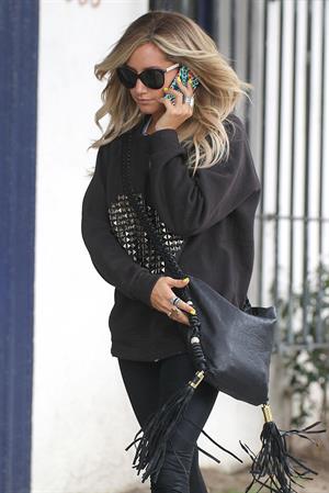 Ashley Tisdale goes shopping in West Hollywood on April 25, 2012